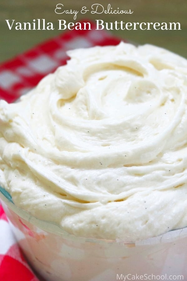 This Delicious Vanilla Bean Frosting is so easy to make!