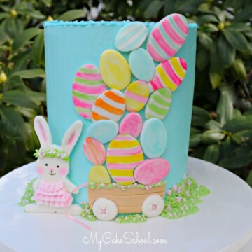 Sweet Bunny and Easter Eggs Cake Tutorial