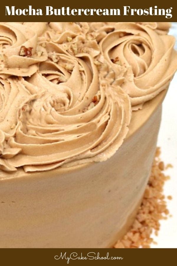 Delicious, Easy Mocha Buttercream Frosting! 