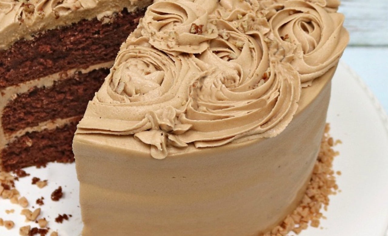 Mocha Buttercream Frosting My Cake School