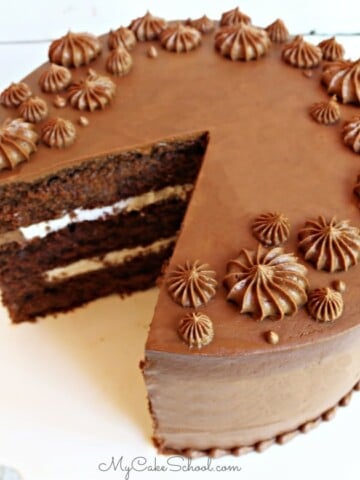 Moist Chocolate Buttermilk Cake From Scratch- SO Good!