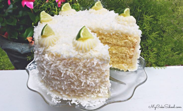 Moist and Delicious Scratch Coconut Lime Cake