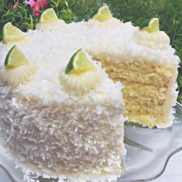 This Coconut Lime Cake is the perfect recipe for spring and summer gatherings!