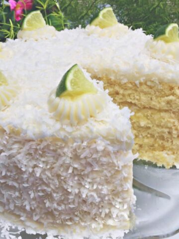 This Coconut Lime Cake is the perfect recipe for spring and summer gatherings!