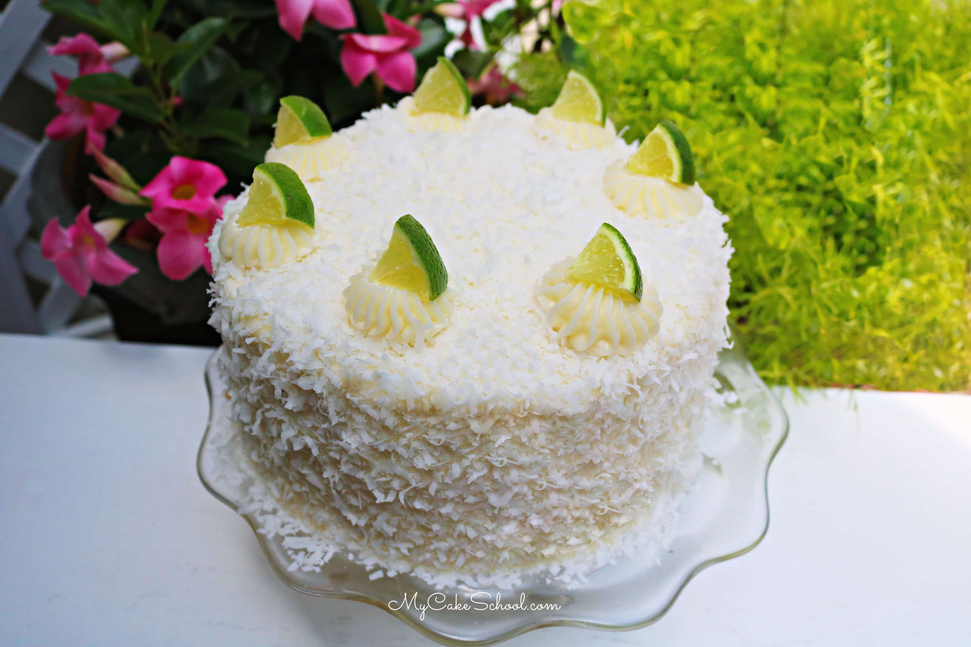 Moist and Flavorful Coconut Lime Cake from Scratch!