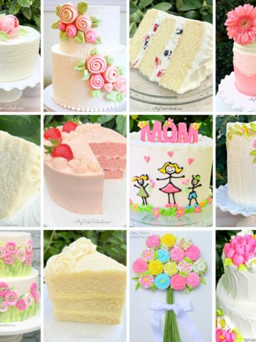 Collage of Mother's Day Cakes