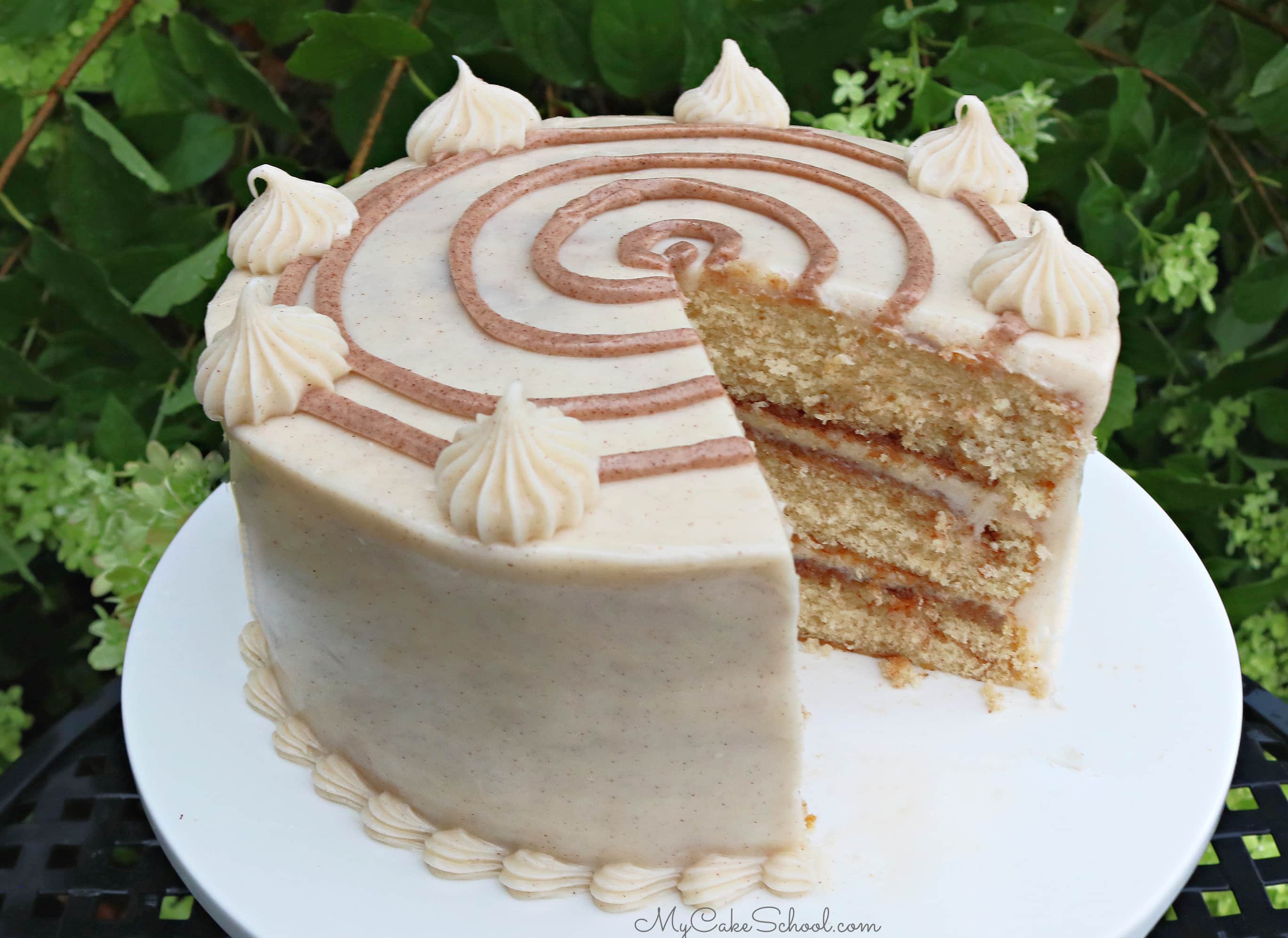 This homemade Cinnamon Roll Cake is super moist and has so much flavor!