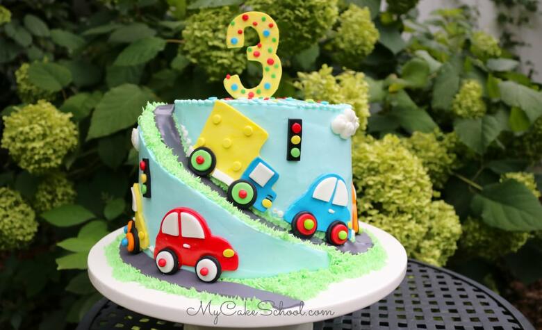 Car and Truck Cake Tutorial