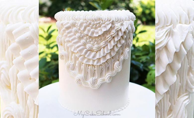 Elegant Vintage Buttercream Piping- A Cake Decorating Tutorial by My Cake School (member section)