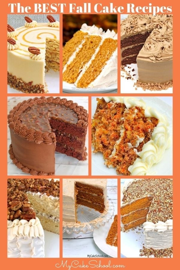 A Roundup of the BEST Fall Cake Recipes by My Cake School!