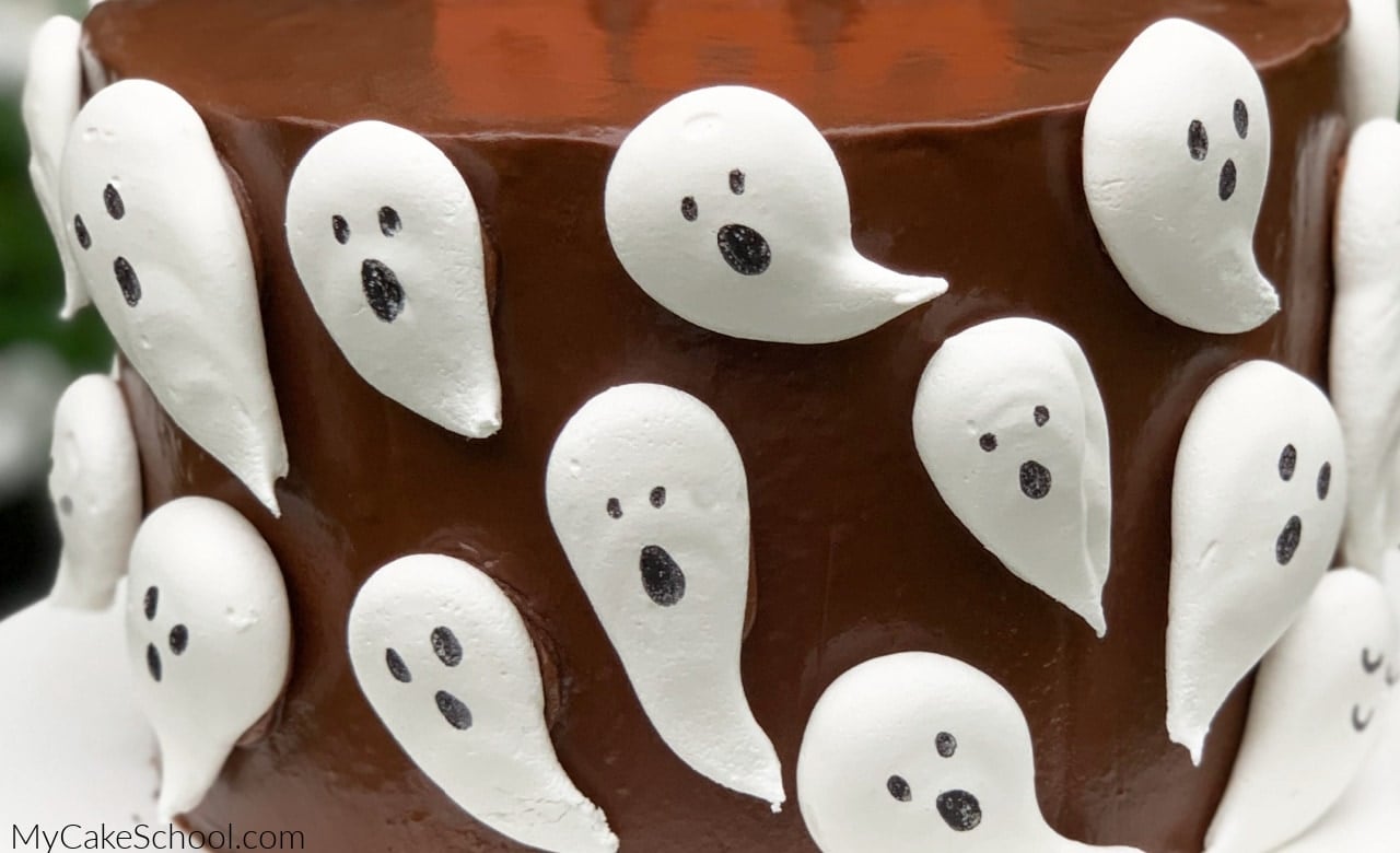 Ghost Meringues Cake