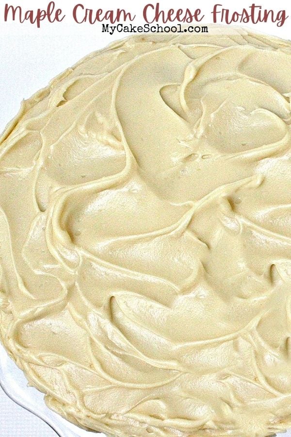 We love this easy and delicious Maple Cream Cheese Frosting Recipe, especially on our fall cakes and spice cakes! Works as a great filling and frosting! We love this easy and delicious Maple Cream Cheese Frosting Recipe, especially on our fall cakes and spice cakes! Works as a great filling and frosting!