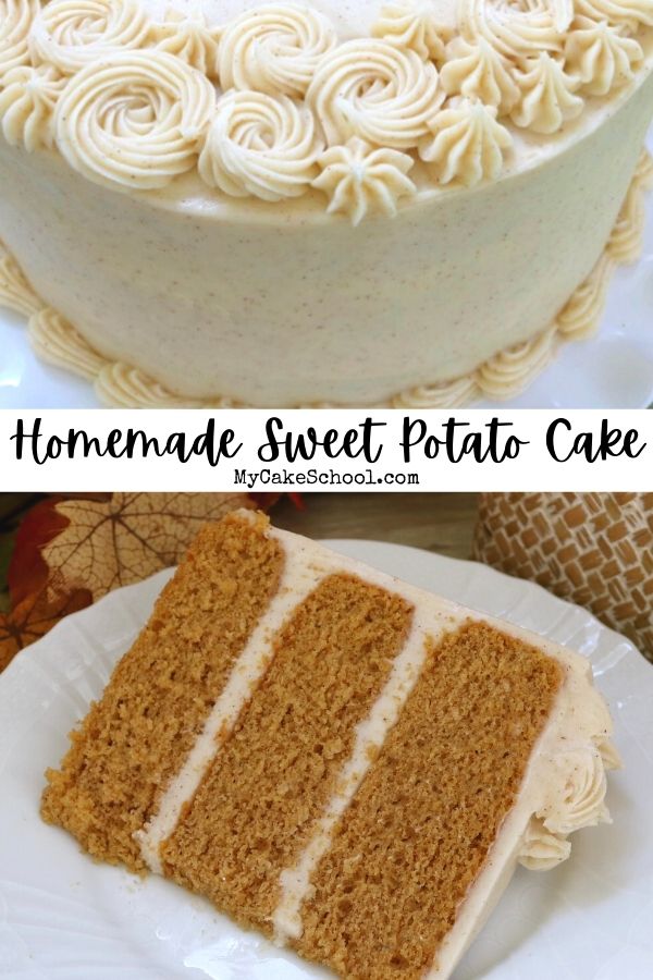 This moist and flavorful Sweet Potato Layer Cake from Scratch is perfect for fall!