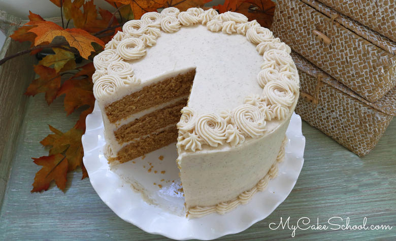 Delicious Sweet Potato Layer Cake with Cinnamon Cream Cheese Frosting!