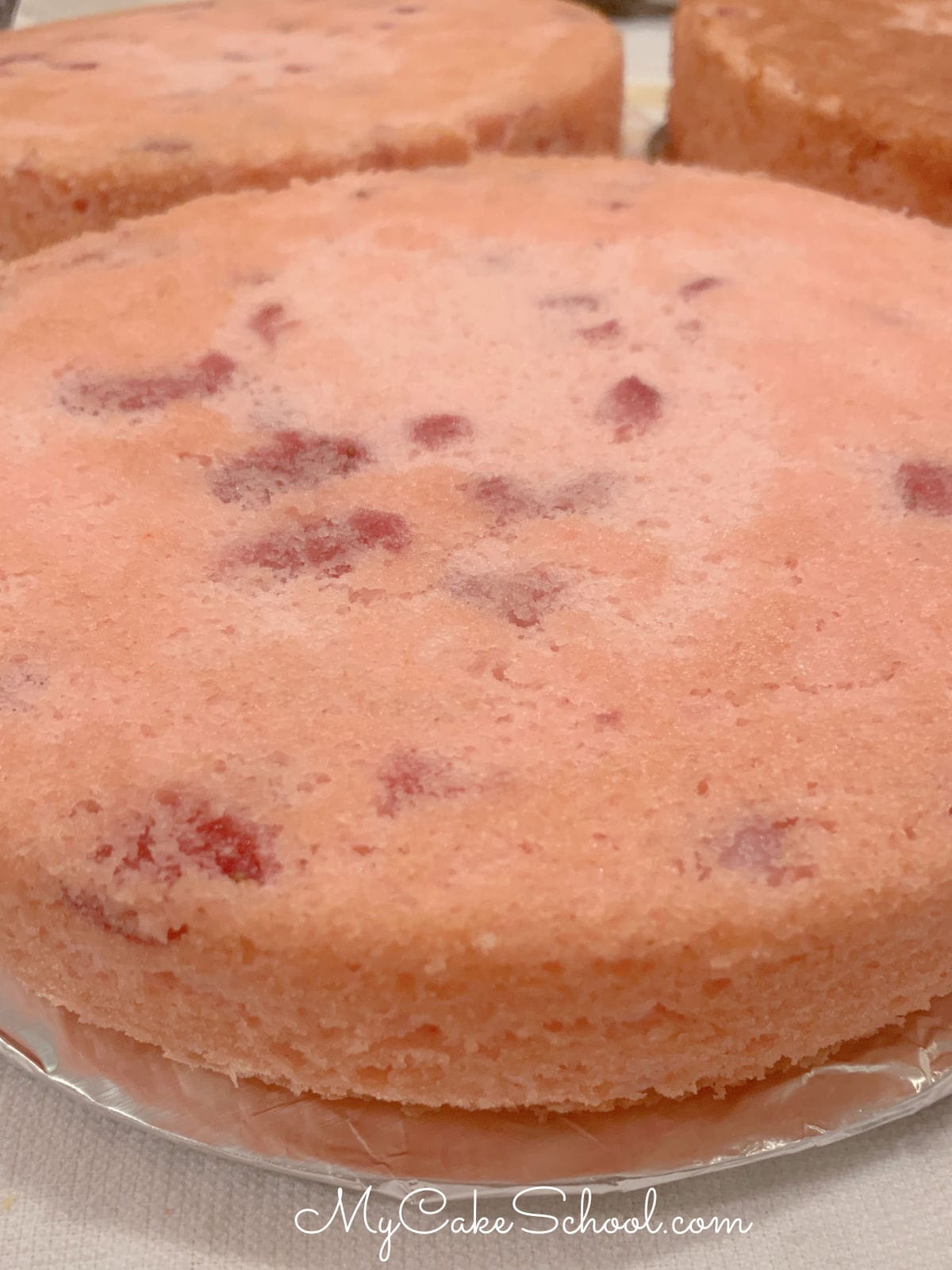 Strawberry Champagne Cake Recipe- Doctored Cake Mix