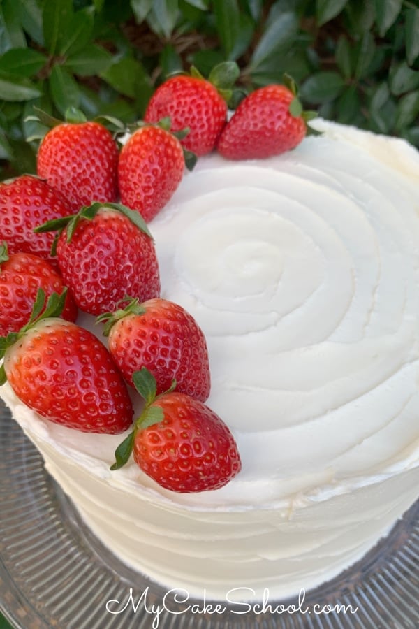 Delicious Strawberry Champagne Cake from a Cake Mix