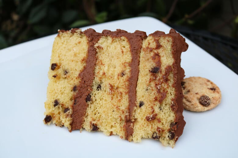 Chocolate Chip Cake (A Cake Mix Recipe) My Cake School