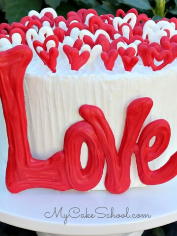 Lots of Love- Free Cake Video for Valentine's Day and Anniversaries!