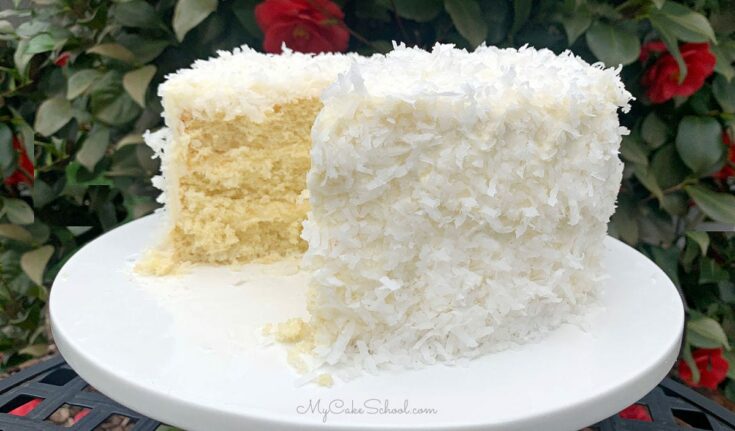 White Chocolate Coconut Cake