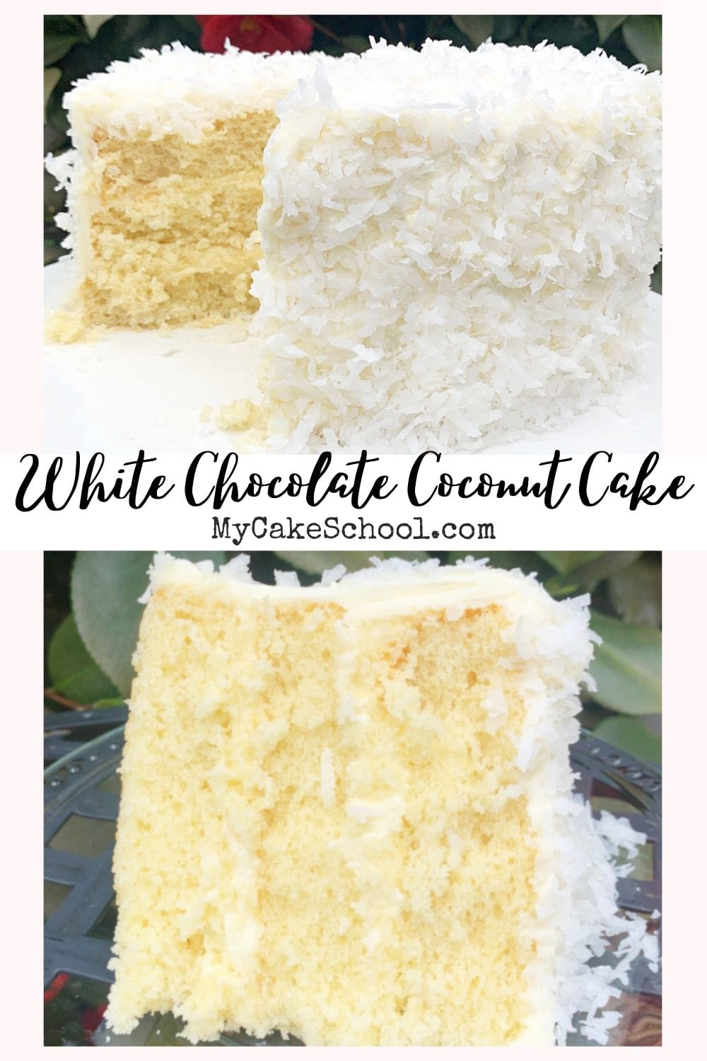 White Chocolate Coconut Cake
