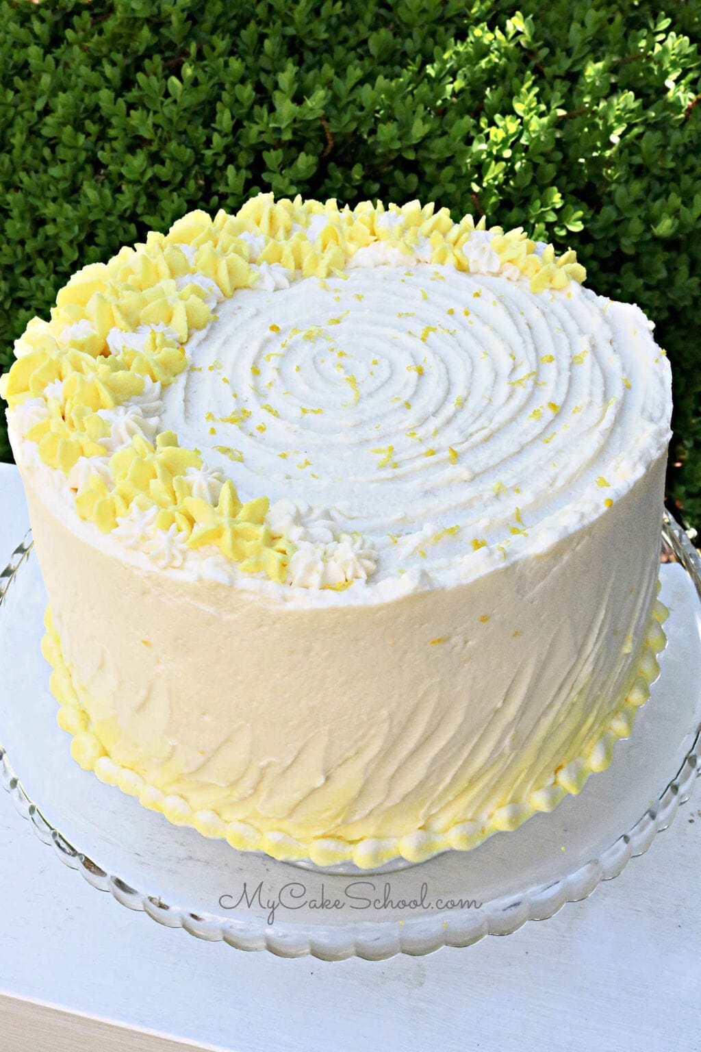 Lemon Buttermilk Cake {A Scratch Recipe} My Cake School