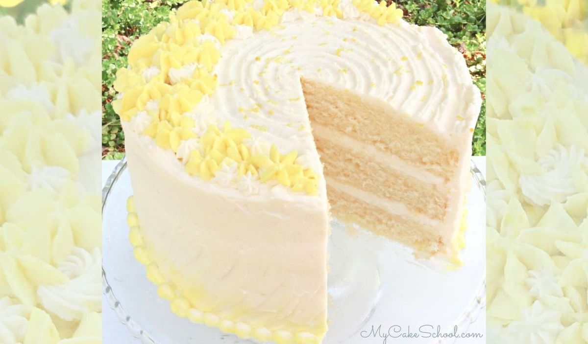 Lemon Buttermilk Cake {A Scratch Recipe} - My Cake School
