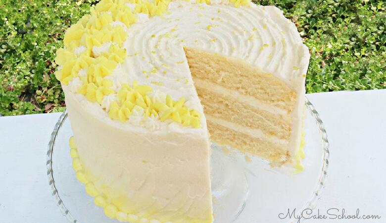 Lemon Buttermilk Cake {A Scratch Recipe}