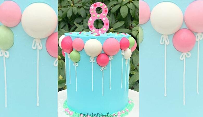 Sweet Balloons Cake