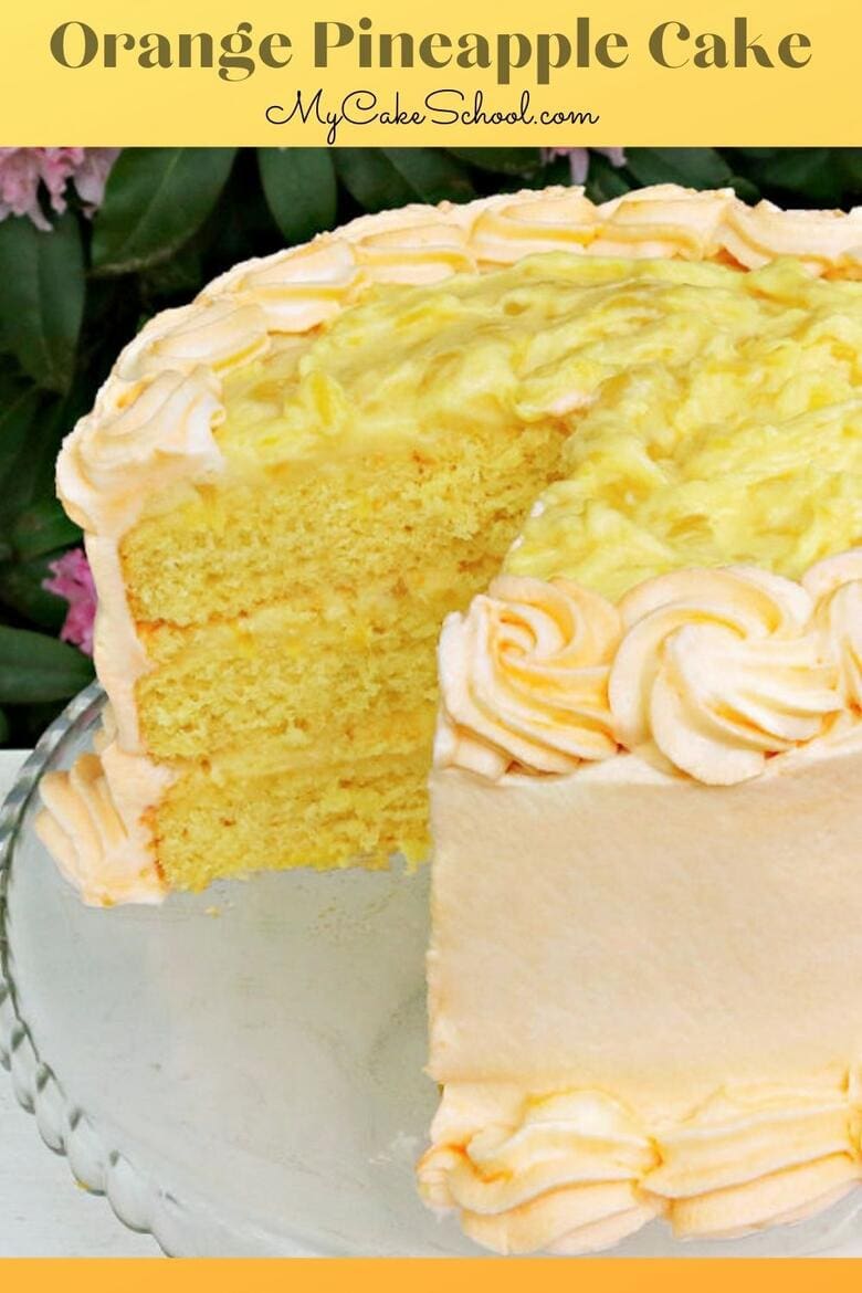 Orange Pineapple Cake- So moist and flavorful!