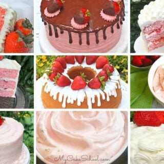 Favorite Strawberry Cakes, Recipes, and Fillings