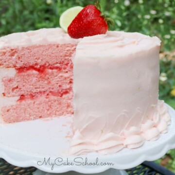 Strawberry Daiquiri Cake- SO moist and flavorful