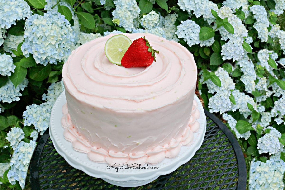 Strawberry Daiquiri Cake