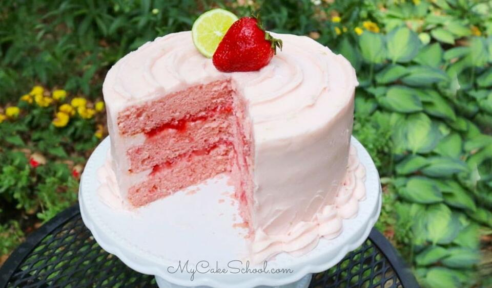 Strawberry Daiquiri Cake My Cake School