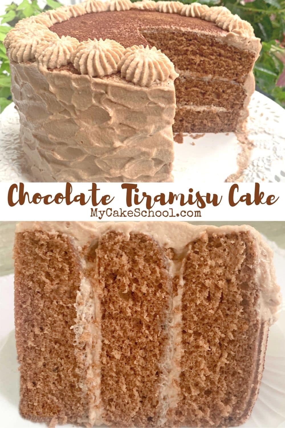 Delicious Homemade Chocolate Tiramisu Cake