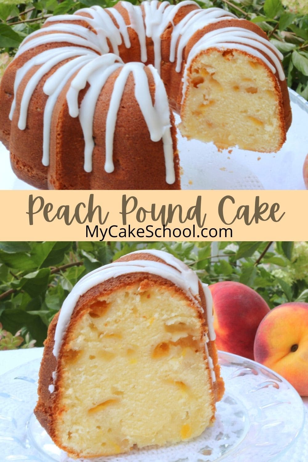 Moist Peach Pound Cake Recipe Peach Pound Cake