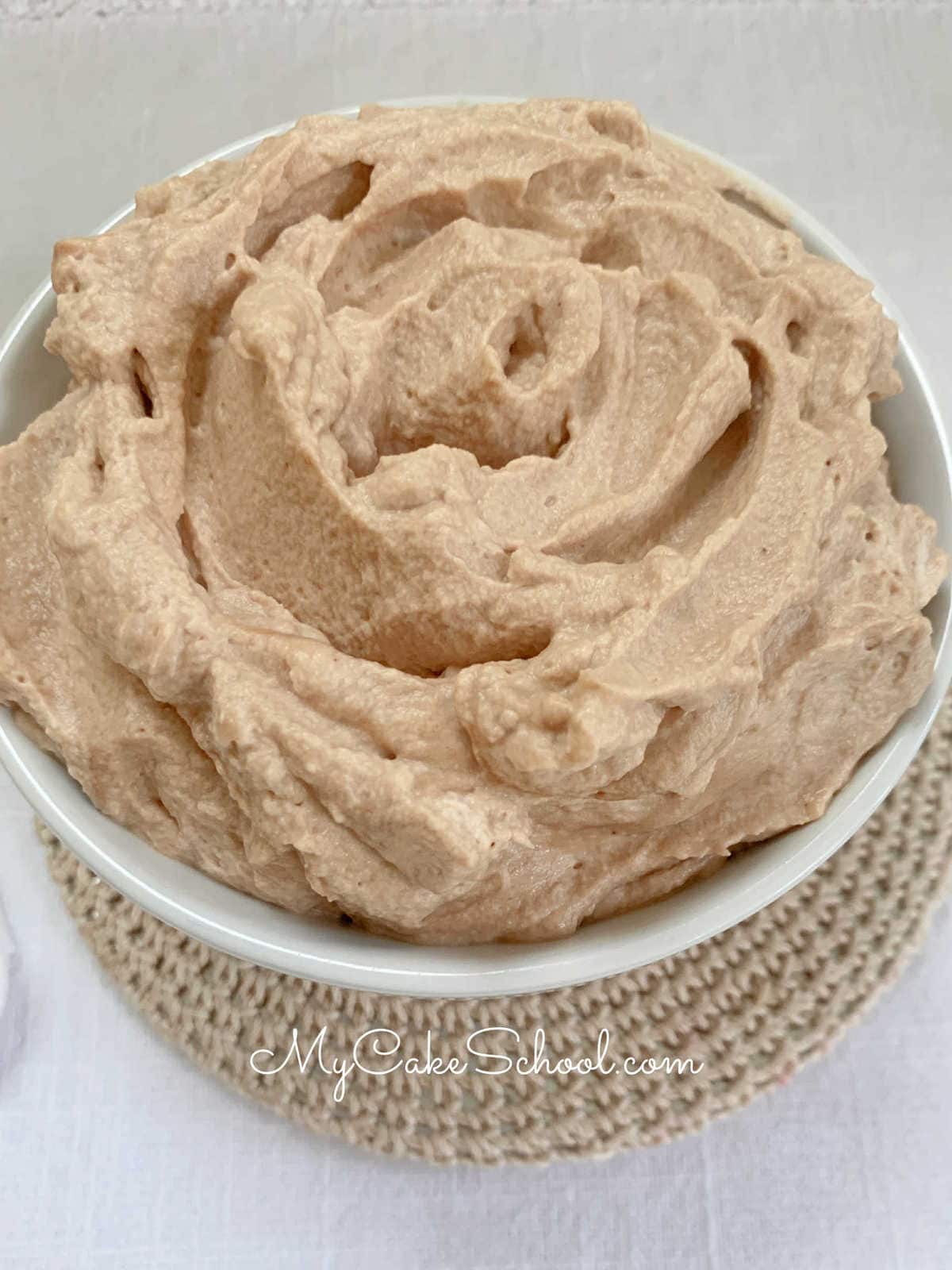 Whipped Chocolate Mascarpone Frosting for Chocolate Tiramisu Cake