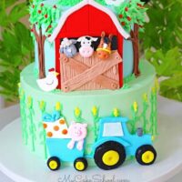 Farm Cake Tutorial - My Cake School