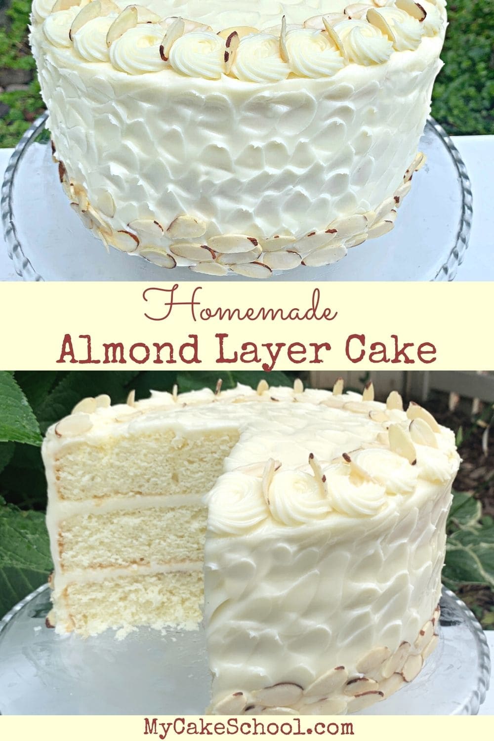 Almond Cake (A Scratch Recipe) - My Cake School