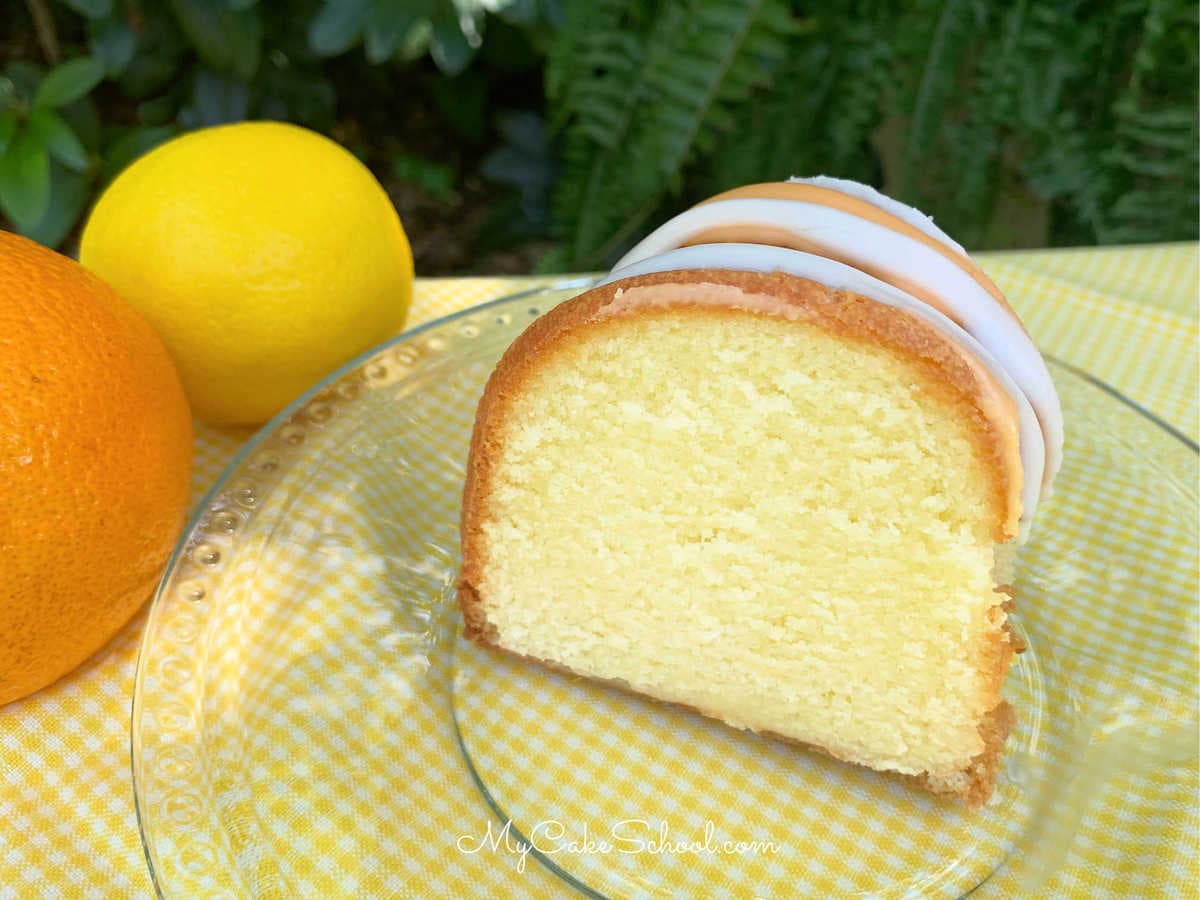 Moist Lemon Orange Pound Cake