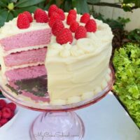 Moist and delicious Raspberry Layer Cake