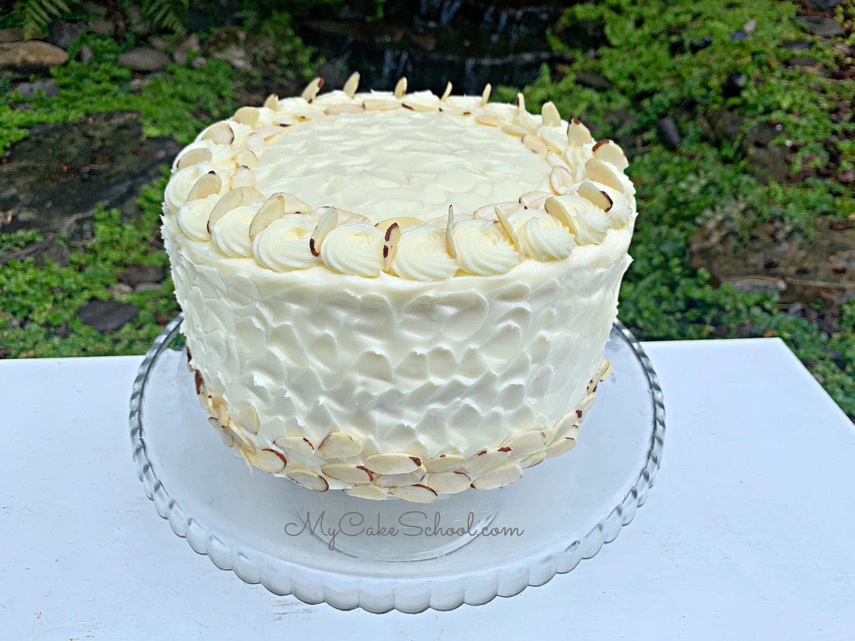 Moist Almond Cake Layer