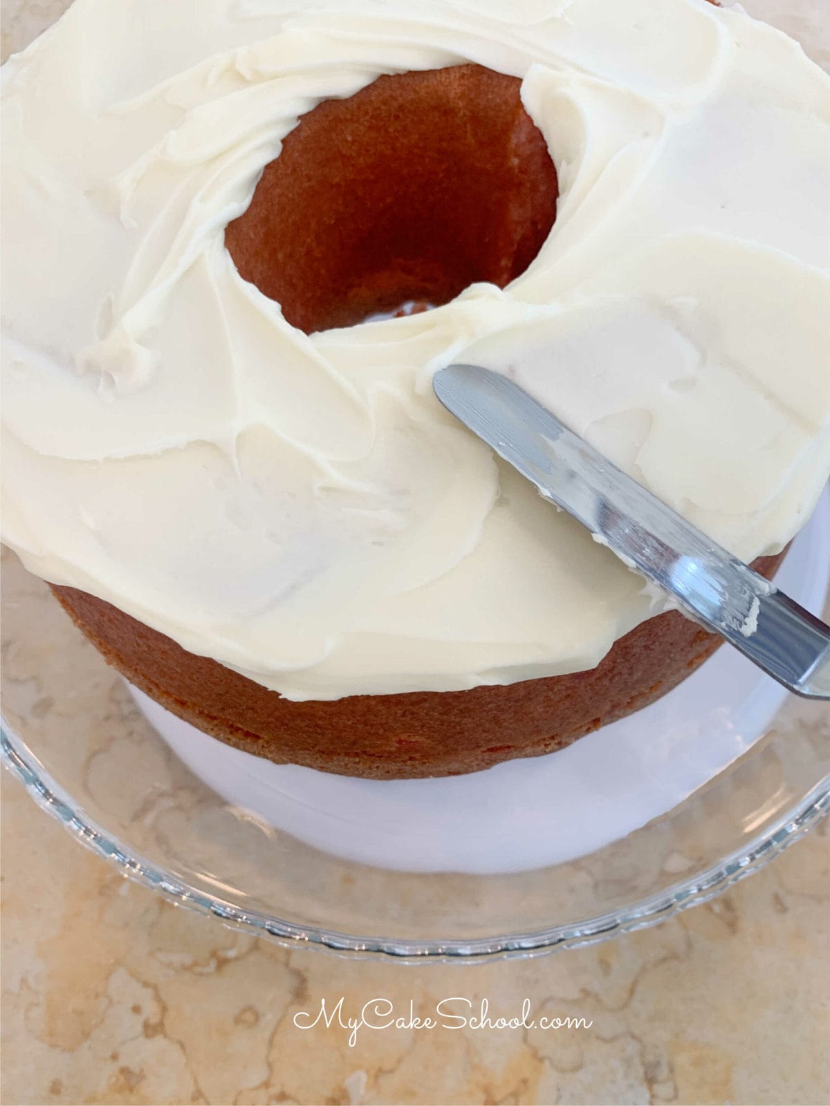 Cherry Pound Cake with Coconut Cream Cheese Frosting