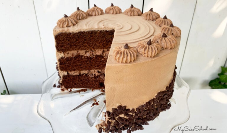 Chocolate Cannoli Cake