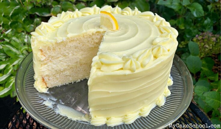 Delicious Lemon Cheesecake Cake