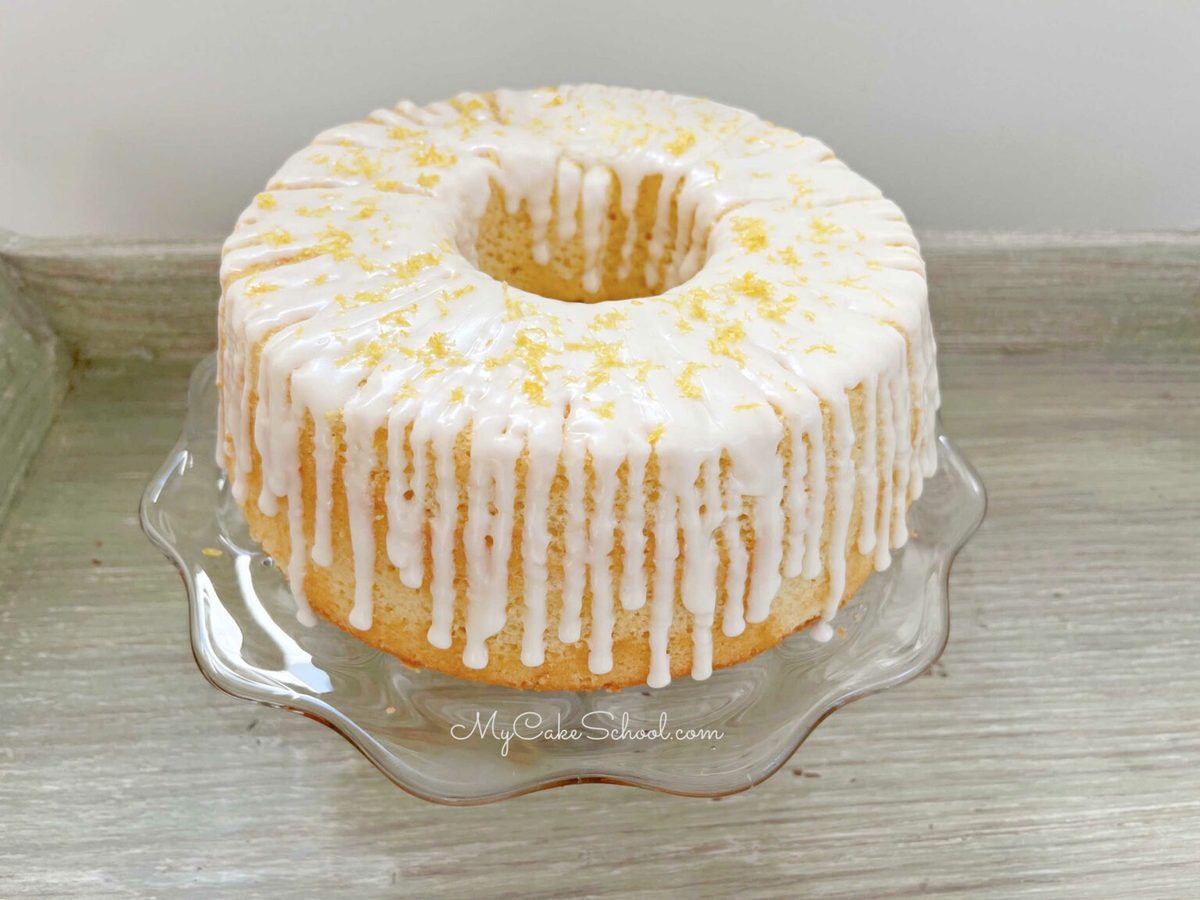 Lemon Chiffon Cake My Cake School