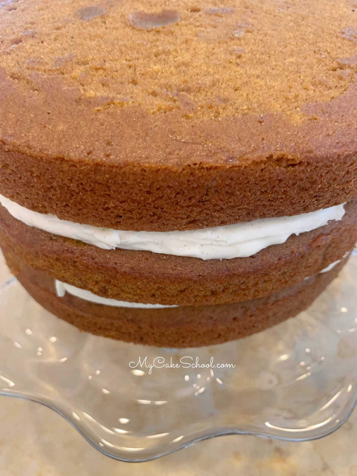 Pumpkin Gingerbread Layer Cake