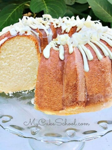 White Chocolate Pound Cake