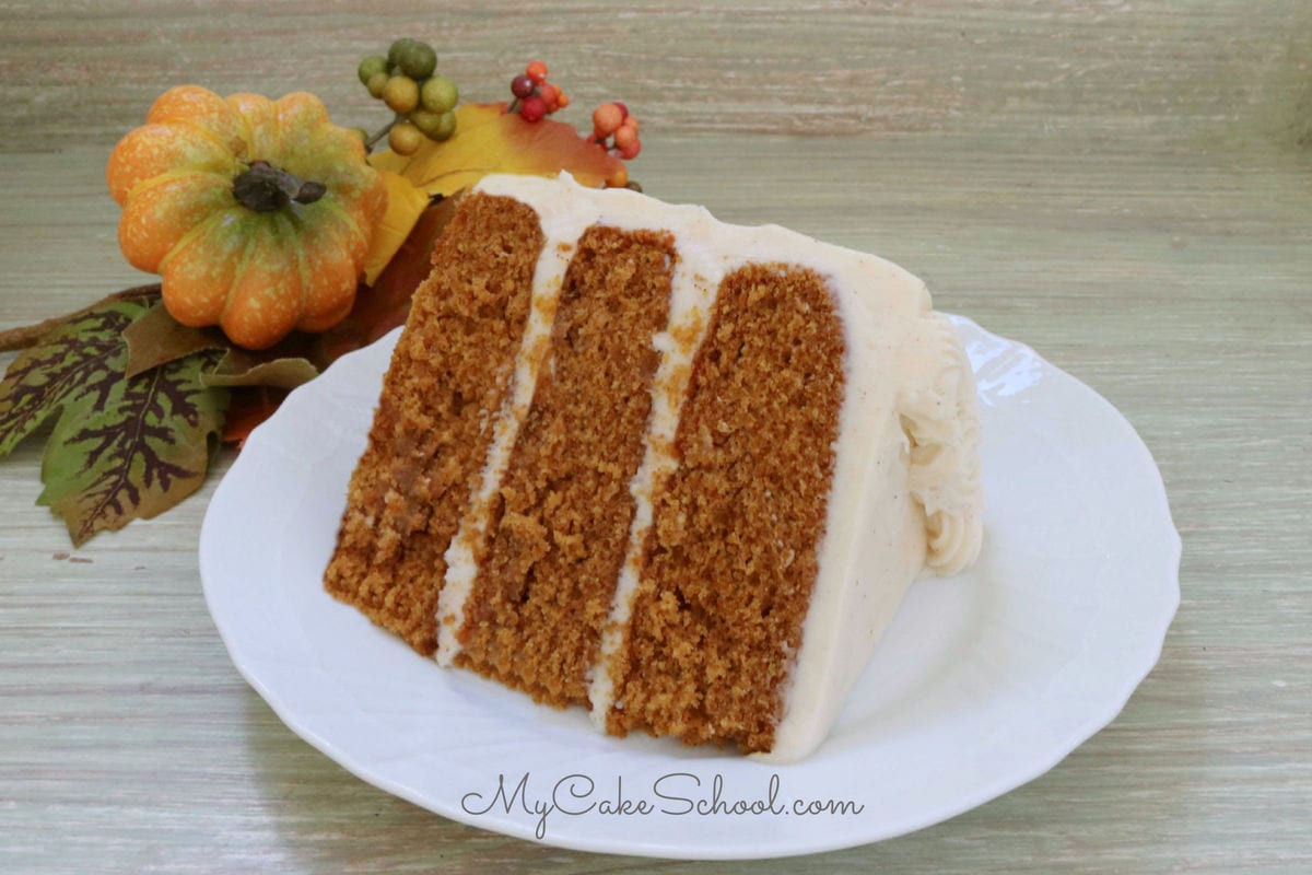 Pumpkin Gingerbread Layer Cake