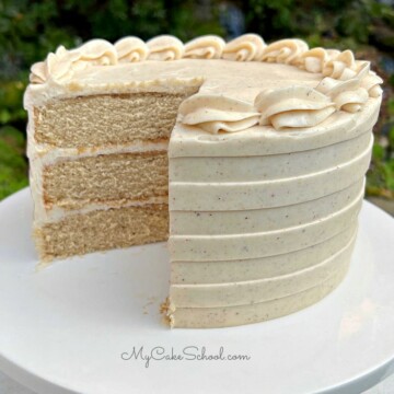 Eggnog Latte Cake- So moist and delicious!