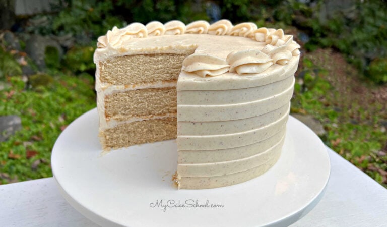 Eggnog Latte Cake